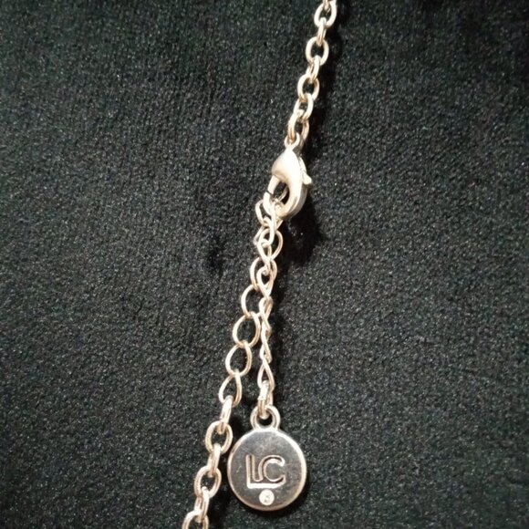 LC Lauren Conrad Womens Fashion Chunky Gold Tone Bars Long Necklace with Lobster - Picture 11 of 12